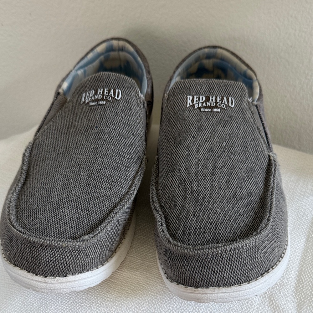 RedHead  Men Gray Slip-On Shoes size 8
